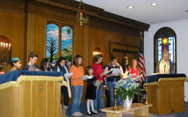 Sunday School Choir singing "Tefilat Haderech"